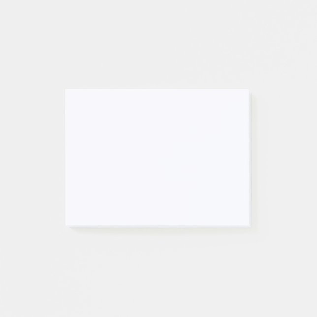 Ghost White Solid Colour Post-it Notes (Front)