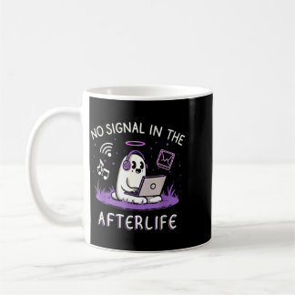 Ghost Wifi Afterlife Humour Ghost Boo Halloween Coffee Mug