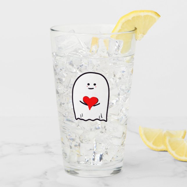 Ghost with Heart Glass (Back Ice)