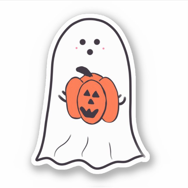 Ghost with Jack-o-Lantern (Front)