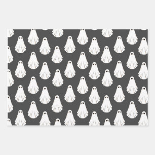 Ghost Wrap Wrapping Paper Sheet