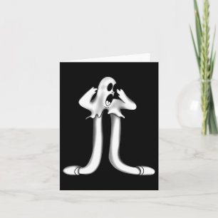 Ghost X Koko The Clown Scary Goth Card