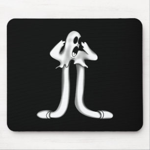 Ghost X Koko The Clown Scary Goth Mouse Pad