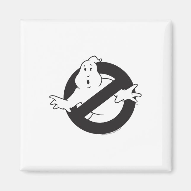Ghostbusters Frozen Empire Black No Ghost Logo  Magnet (Front)