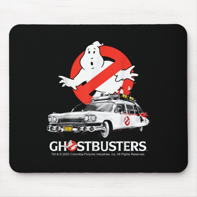 Ghostbusters Halloween Design Ecto 1  Mouse Pad (Front)