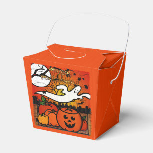 Ghostie Whimsical Halloween TRICK OR TREAT PARTY Favour Box