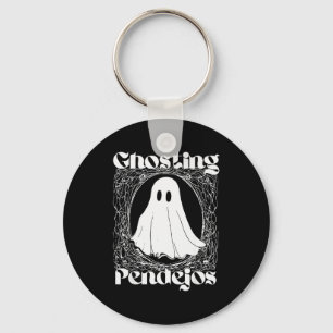 Ghosting Pendejos Funny Mexican Ghost Halloween Hi Key Ring