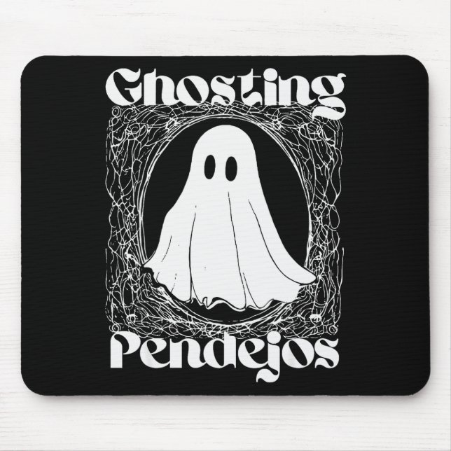 Ghosting Pendejos Funny Mexican Ghost Halloween Hi Mouse Pad (Front)