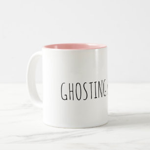ghosting you Two-Tone coffee mug