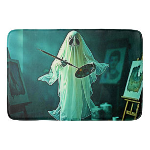 Ghostly Artist's Studio Design Bath Mat