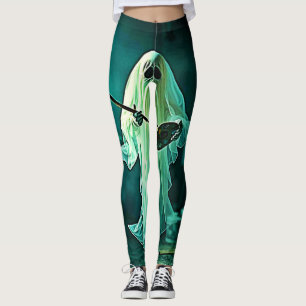Ghostly Artist's Studio Design Leggings