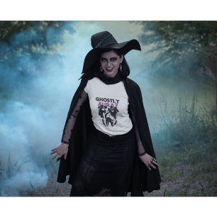 Ghostly Aura Dark Halloween T-shirt