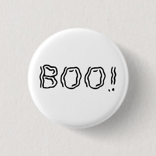 Ghostly Boo! 3 Cm Round Badge