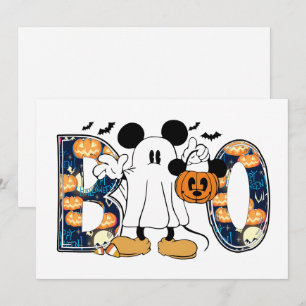 Ghostly “BOO” Bash — A Whimsical Halloween Delight Holiday Card