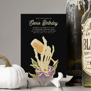 Ghostly Champagne Halloween Birthday Party