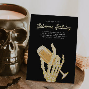 Ghostly Champagne Halloween Birthday Party