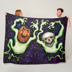 Ghostly Dance Fleece Blanket