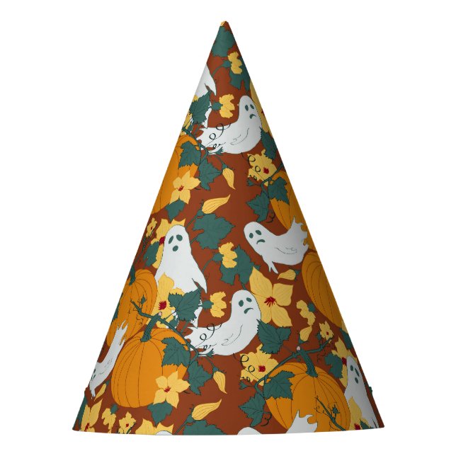 Ghostly Garden  Party Hat (Front)