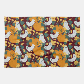 Ghostly Garden Tea Towel