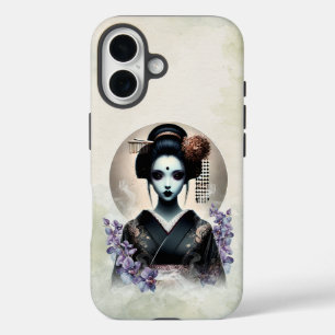 Ghostly Geisha Spirit   Dark Japanese Aesthetic iPhone 16 Case