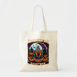 Ghostly Glacier Ride Tote Bag