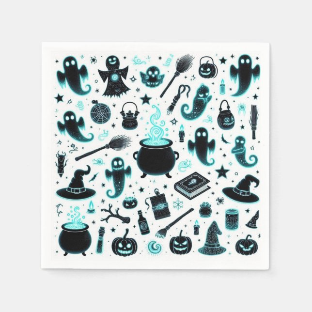 Ghostly Glows Napkin (Front)