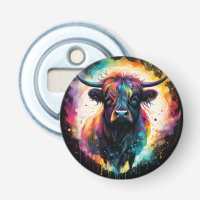 Ghostly Grace: Spectral Holographic Highland Cow,