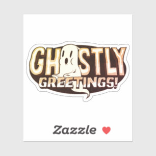 Ghostly Greetings Halloween Pun Funny