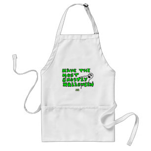 Ghostly Halloween Apron