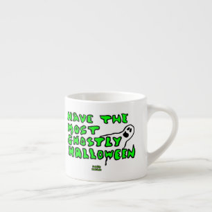 Ghostly Halloween Espresso Mug
