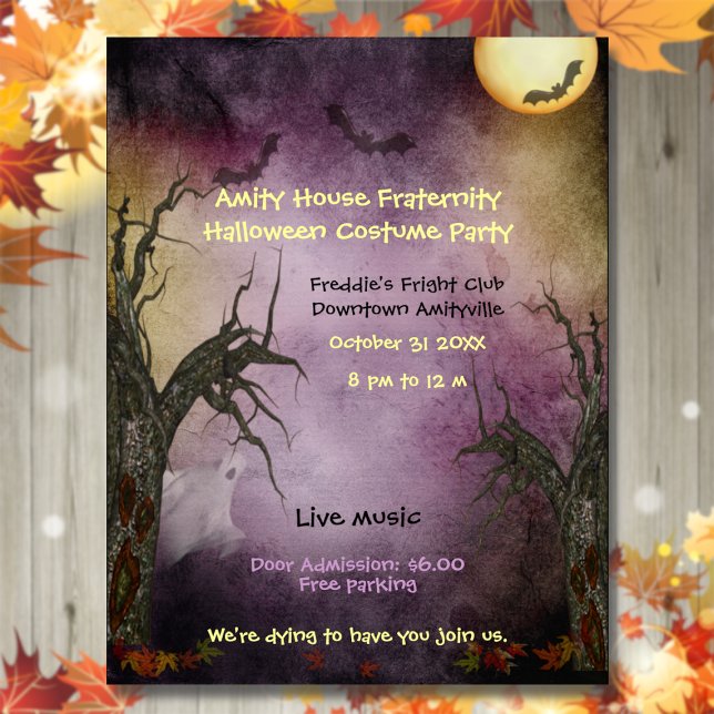 Ghostly Halloween Party Flyer (Creator Uploaded)