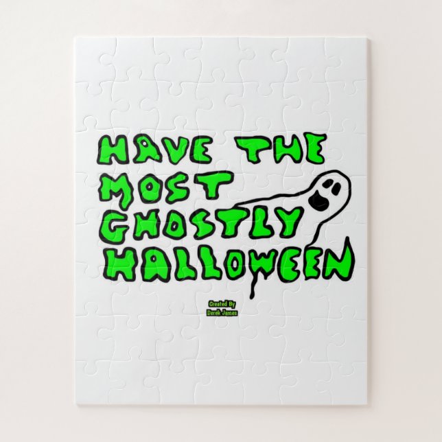 Ghostly Halloween Puzzle 16" X 20" (Vertical)