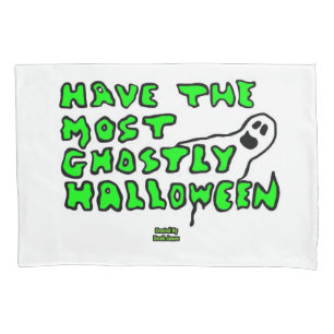Ghostly Halloween Standard Pillowcase