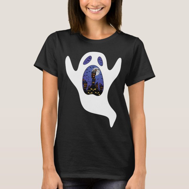 Ghostly Halloween T-Shirt (Front)