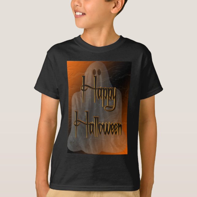 Ghostly Halloween T-Shirt (Front)