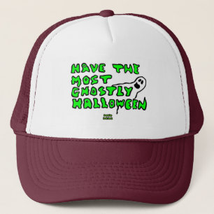 Ghostly Halloween Trucker Hat