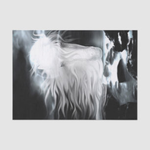 Ghostly horse spirit tissue paper