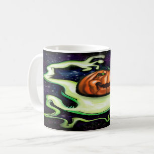Ghostly Jack-o-lantern Coffee Mug