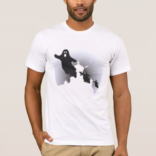 Ghostly Negatives T-Shirt (Front)