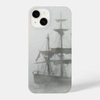 Ghostly Pirate Ship Grey Haunted Sailor