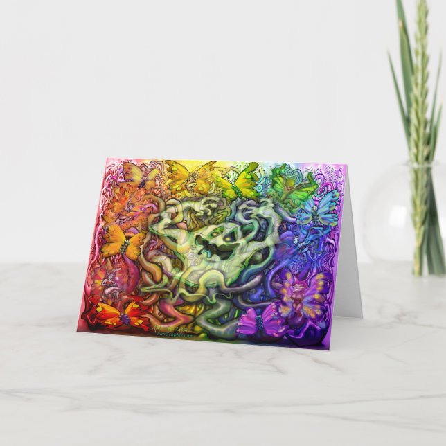 Ghostly Rainbow Magic Card (Front)