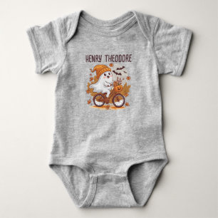 Ghostly Rider Babysuit👻Customisable Ghost Romper Baby Bodysuit