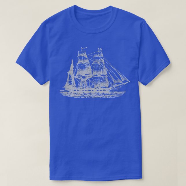 Ghostly Ship At Midnight  T-Shirt (Design Front)