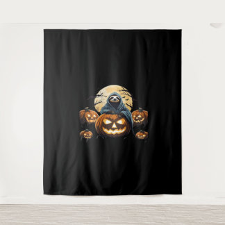 Ghostly Sloth's Midnight Haunt Classic T-Shirt Tapestry