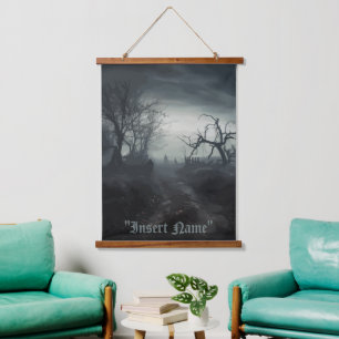 Ghostly Trail Hanging Tapestry