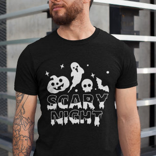 Ghostly Trio: Scary Night Tri-Blend Shirt