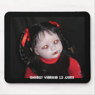 Ghostly Visions 13 halloween horror doll Mouse Pad