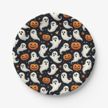Ghosts and Jack o'Lanterns Halloween