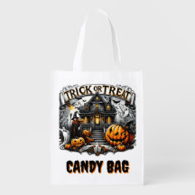 Ghosts and pumpkins on Halloween night