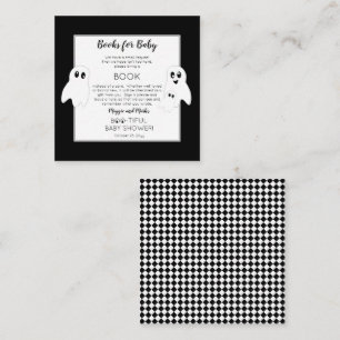 Ghosts Baby Shower Book Request Enclosure Card